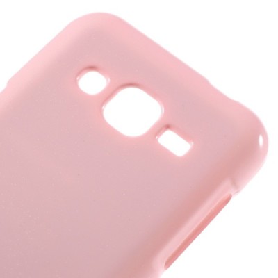 Samsung Galaxy J2 (J200) Mercury šviesiai rožinis kieto silikono tpu dėklas - nugarėlė / Priedai.lt