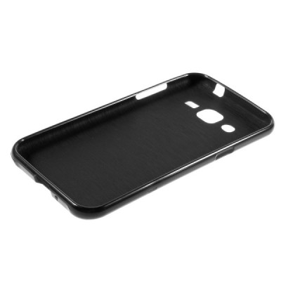 Samsung Galaxy J2 (J200) kieto silikono TPU juodas dėklas - nugarėlė / Priedai.lt