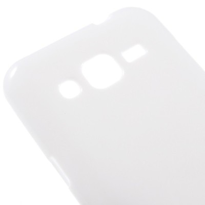 Samsung Galaxy J2 (J200) kieto silikono TPU baltas dėklas - nugarėlė / Priedai.lt