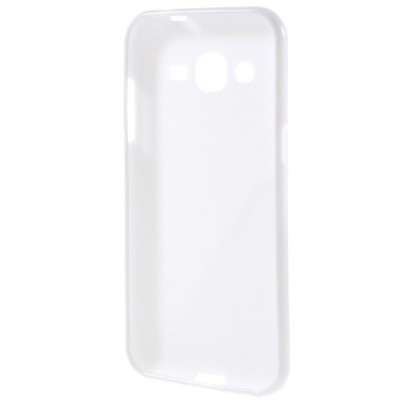 Samsung Galaxy J2 (J200) kieto silikono TPU baltas dėklas - nugarėlė / Priedai.lt