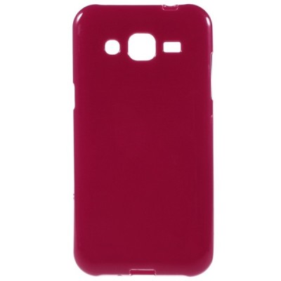 Samsung Galaxy J2 (J200) kieto silikono TPU raudonas dėklas - nugarėlė / Priedai.lt
