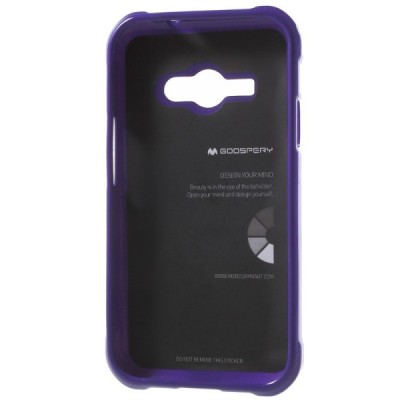 Samsung Galaxy J1 Ace (J110) Mercury violetinis kieto silikono tpu dėklas - nugarėlė / Priedai.lt
