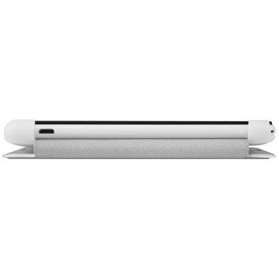Prabangus „Nillkin“ Qin serijos baltas odinis atverčiamas Sony Xperia E4 (Sony Xperia E4 Dual)  dėklas / Priedai.lt