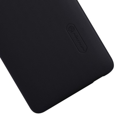 Xiaomi Mi 4 Nillkin Frosted Shield juodas plastikinis dėklas + apsauginė ekrano plėvelė / Priedai.lt