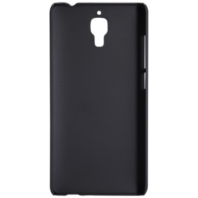 Xiaomi Mi 4 Nillkin Frosted Shield juodas plastikinis dėklas + apsauginė ekrano plėvelė / Priedai.lt