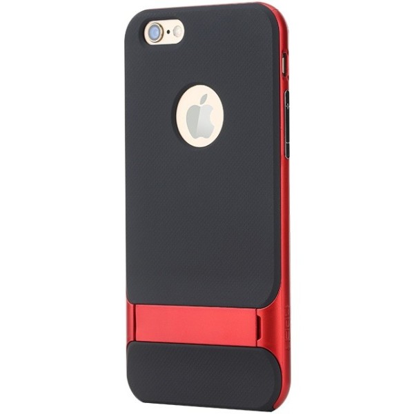 „Rock“ Royce Kickstand dėklas - juodas / raudonas (iPhone 6 Plus / 6s Plus)