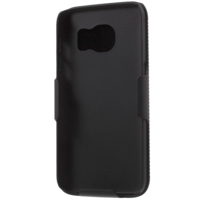 Samsung Galaxy S7 (G930) Plastikinis dėklas prie diržo - juodas / Priedai.lt