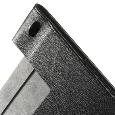 Lenovo Yoga Tablet 2 Pro 13.3 atverčiamas juodas odinis dėklas (sulankstomas) / Priedai.lt