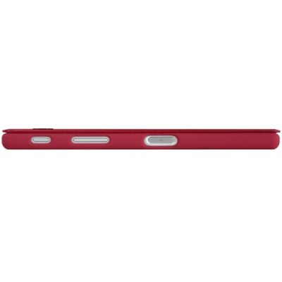 Prabangus „Nillkin“ Qin serijos raudonas odinis atverčiamas Sony Xperia Z5 Compact dėklas / Priedai.lt