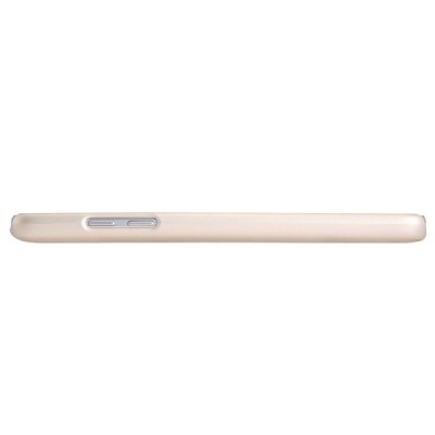 Samsung Galaxy J5 2016 (J510) Nillkin Frosted Shield auksinis plastikinis dėklas + apsauginė ekrano plėvelė / Priedai.lt