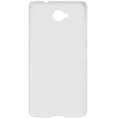 Microsoft Lumia 650 Nillkin Frosted Shield baltas plastikinis dėklas + apsauginė ekrano plėvelė / Priedai.lt