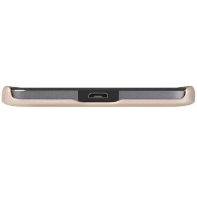 Microsoft Lumia 650 Nillkin Frosted Shield auksinis plastikinis dėklas + apsauginė ekrano plėvelė / Priedai.lt