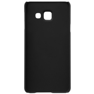 Samsung Galaxy A3 2016 (A310) Nillkin Frosted Shield juodas plastikinis dėklas + apsauginė ekrano plėvelė / Priedai.lt