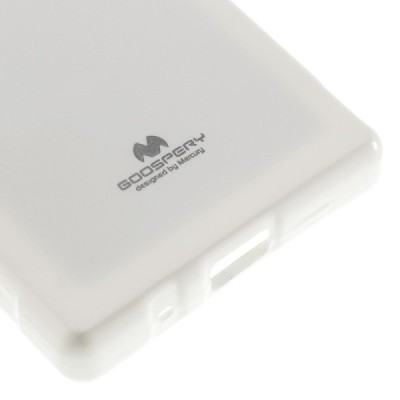 Sony Xperia Z5 Compact baltas Mercury kieto silikono (TPU) dėklas / Priedai.lt