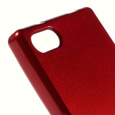 Sony Xperia Z5 Compact raudonas Mercury kieto silikono (TPU) dėklas / Priedai.lt
