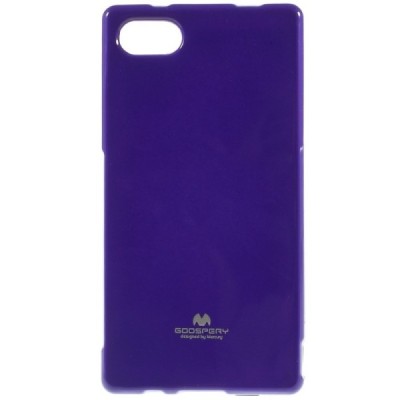 Sony Xperia Z5 Compact violetinis Mercury kieto silikono (TPU) dėklas / Priedai.lt