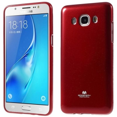 Samsung Galaxy J5 2016 (J510) raudonas Mercury kieto silikono (TPU) dėklas / Priedai.lt