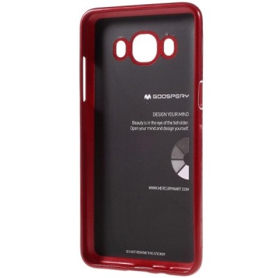 Samsung Galaxy J5 2016 (J510) raudonas Mercury kieto silikono (TPU) dėklas / Priedai.lt