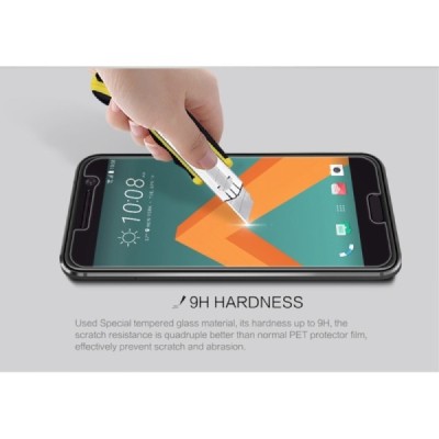 HTC 10 (HTC 10 Lifestyle) „Nillkin“ Amazing 9H PE+ Tempered Glass sustiprintos apsaugos apsauginis ekrano stiklas 0,2 mm / Pried
