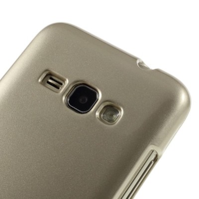 Samsung Galaxy J1 2016 (J120) auksinis Mercury kieto silikono (TPU) dėklas / Priedai.lt