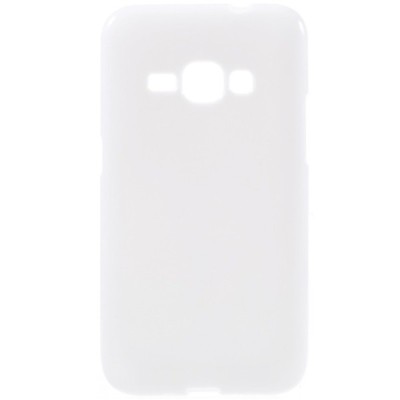 Samsung Galaxy J1 2016 (J120) kieto silikono TPU baltas dėklas - nugarėlė / Priedai.lt