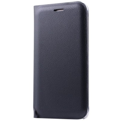 Samsung Galaxy J5 2016 (J510) juodas odinis atverčiamas Smart Wallet dėklas - piniginė / Priedai.lt