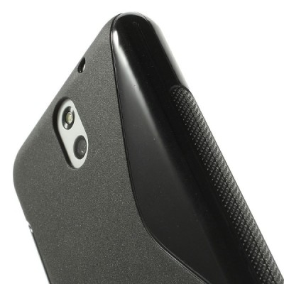 HTC Desire 610 kieto silikono TPU juodas dėklas - nugarėlė / Priedai.lt
