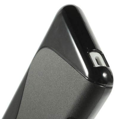 HTC Desire 610 kieto silikono TPU juodas dėklas - nugarėlė / Priedai.lt