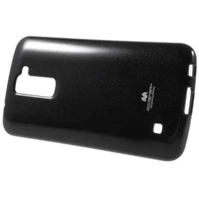 LG K10 (K420N) juodas Mercury kieto silikono (TPU) dėklas - nugarėlė / Priedai.lt