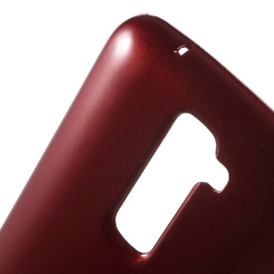 LG K10 (K420N) raudonas Mercury kieto silikono (TPU) dėklas - nugarėlė / Priedai.lt