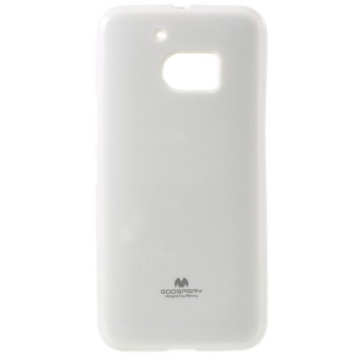 HTC 10 (M10 Lifestyle) baltas Mercury kieto silikono (TPU) dėklas - nugarėlė / Priedai.lt
