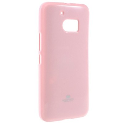 HTC 10 (M10 Lifestyle) šviesiai rožinis Mercury kieto silikono (TPU) dėklas - nugarėlė / Priedai.lt