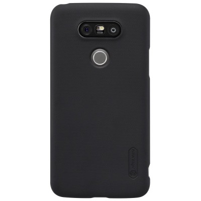 LG G5 (H850) juodas plastikinis dėklas + Nillkin ekrano plėvelė / Priedai.lt