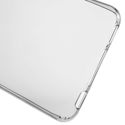 HTC Desire 825 skaidrus (permatomas) kieto silikono TPU ploniausias pasaulyje pilkas dėklas / Priedai.lt