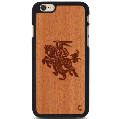 Apple iPhone 6 (6s) „Crafted Cover“ Vytis natūralaus medžio dėklas (šviesus medis) / Priedai.lt