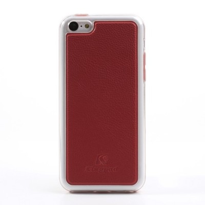 „Kingpad“ raudonos odos su tvirto plastiko kraštais Apple iPhone 5C dėklas (dėkliukas) / Priedai.lt