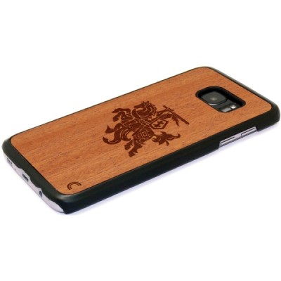 Samsung Galaxy S7 „Crafted Cover“ Vytis natūralaus medžio dėklas (šviesus medis) / Priedai.lt
