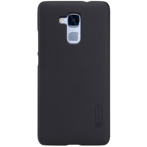 „Nillkin“ Frosted Shield dėklas - juodas + apsauginė ekrano plėvelė (Honor 5c / Honor 7 Lite)