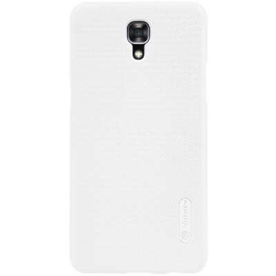 LG X-Screen (K500N) Nillkin Frosted Shield baltas plastikinis dėklas + apsauginė ekrano plėvelė / Priedai.lt