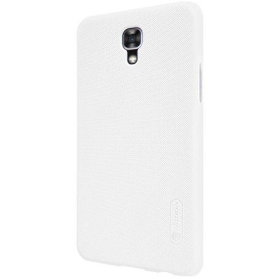 LG X-Screen (K500N) Nillkin Frosted Shield baltas plastikinis dėklas + apsauginė ekrano plėvelė / Priedai.lt