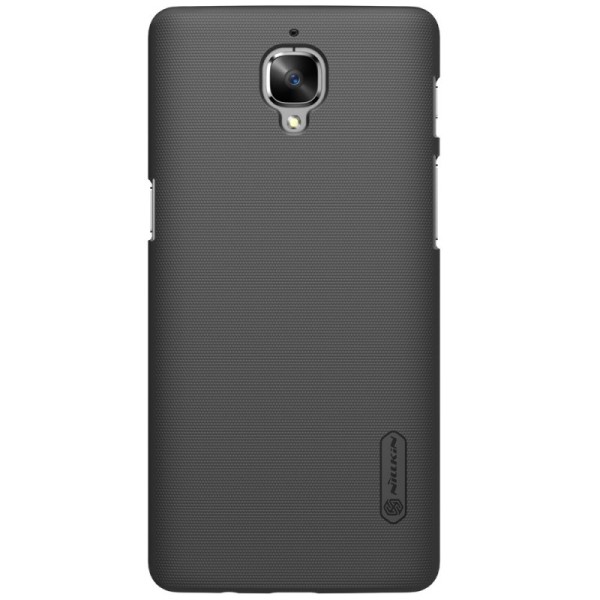 „Nillkin“ Frosted Shield dėklas - juodas (OnePlus 3)