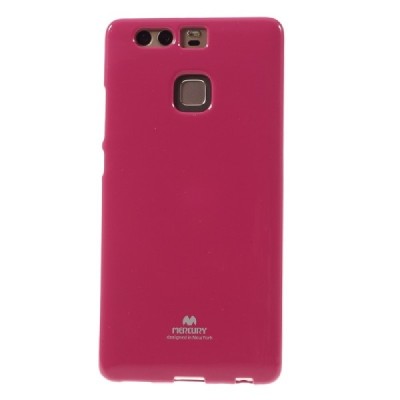 Huawei P9 tamsiai rožinis Mercury kieto silikono (TPU) dėklas - nugarėlė / Priedai.lt