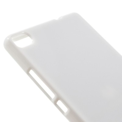 Huawei P8 baltas Mercury kieto silikono (TPU) dėklas - nugarėlė / Priedai.lt