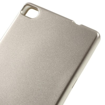 Huawei P8 auksinis Mercury kieto silikono (TPU) dėklas - nugarėlė / Priedai.lt