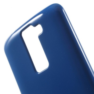 LG K8 mėlynas Mercury kieto silikono (TPU) dėklas - nugarėlė / Priedai.lt