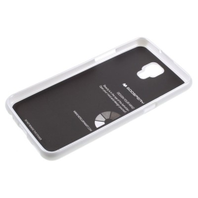 LG X-Screen (K500N) sidabrinis Mercury kieto silikono (TPU) dėklas - nugarėlė / Priedai.lt