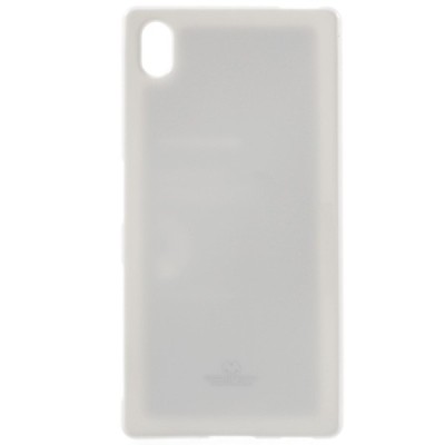 Sony Xperia Z5 Mercury baltas kieto silikono tpu dėklas - nugarėlė / Priedai.lt