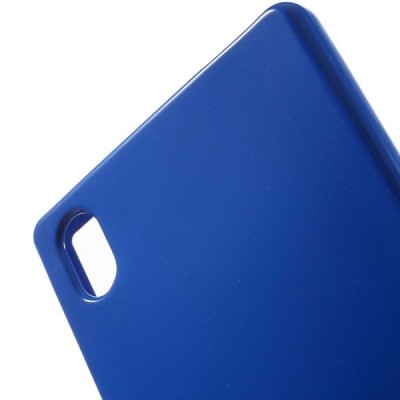 Sony Xperia Z5 Mercury mėlynas kieto silikono tpu dėklas - nugarėlė / Priedai.lt