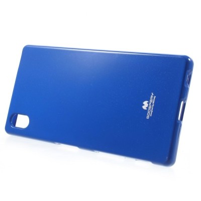 Sony Xperia Z5 Mercury mėlynas kieto silikono tpu dėklas - nugarėlė / Priedai.lt