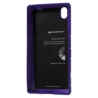 Sony Xperia Z5 Mercury violetinis kieto silikono tpu dėklas - nugarėlė / Priedai.lt